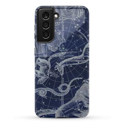 Blue and White Constellations Phone Case